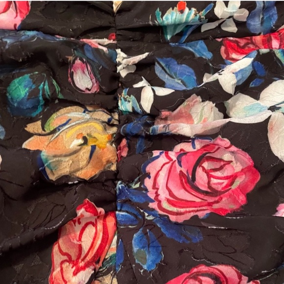 Aidan by Aidan Maddox Floral Ruffle Midi Cocktail Dress - Picture 2 of 6